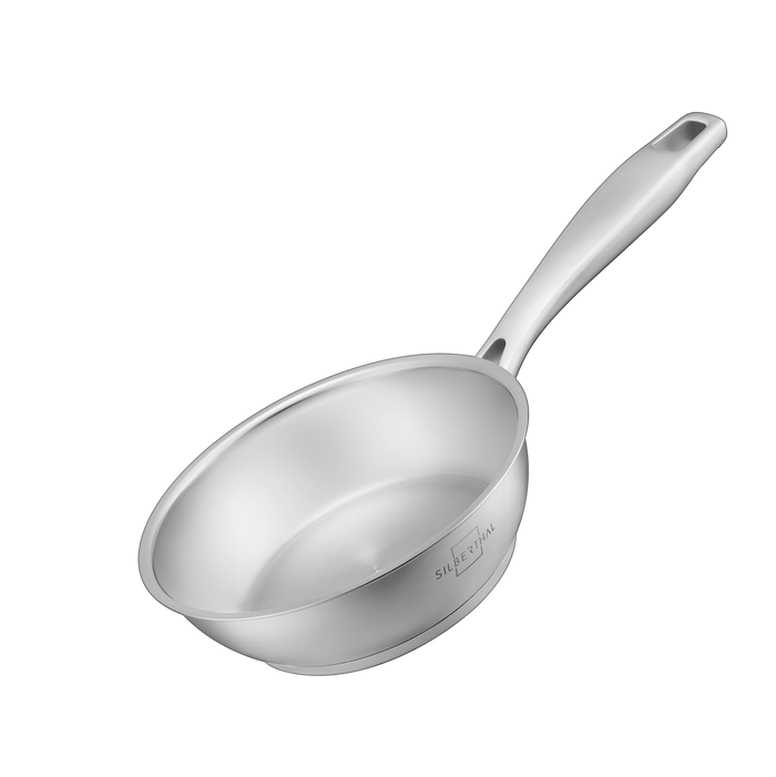 Edelstahlpfanne 16 cm Unbeschichtet