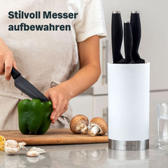 Messerblock weiß