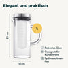 2x Glaskaraffen 1 Liter Set
