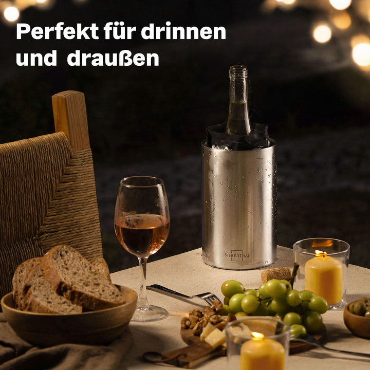 Weinkühler mit 2 Manschetten