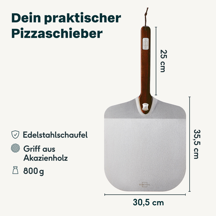 Pizzastein Set 2-teilig