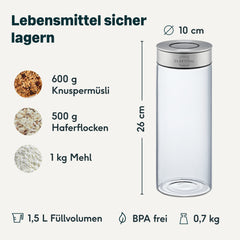Vorratsglas 1,5 Liter - (2025)