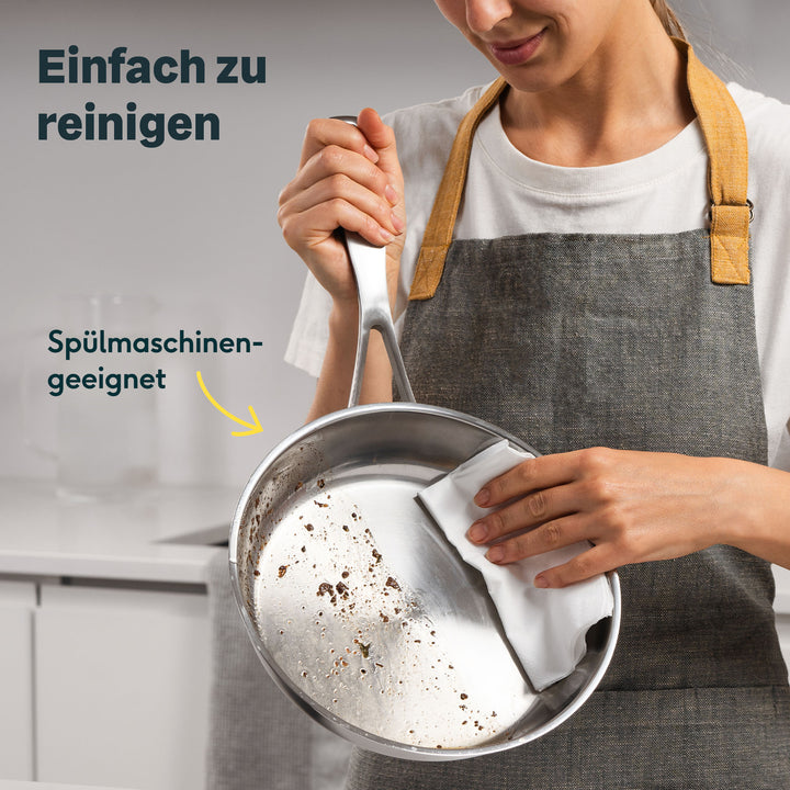 3er-Pfannenset Unbeschichtet