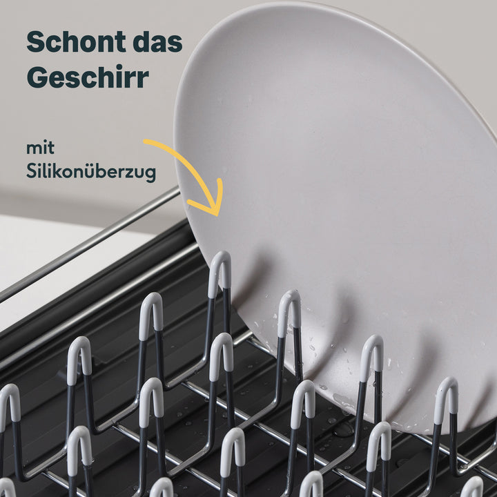 Abtropfgestell mit Gläserhalter