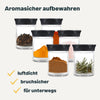 Gewürzglas mit Schraubverschluss 6er Set