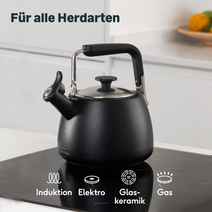 Teekanne mit Wasserkessel, Vorratsglas & Aufbewahrungsdose