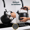 Teekanne mit Wasserkessel, Vorratsglas & Aufbewahrungsdose