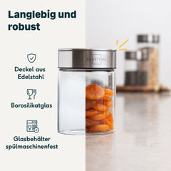 Teekanne mit Wasserkessel & Vorratsglas Set