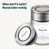 232 Etiketten Gewürzgläser eckig