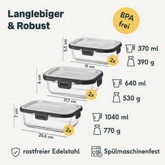Frischhaltedosen 6er Set