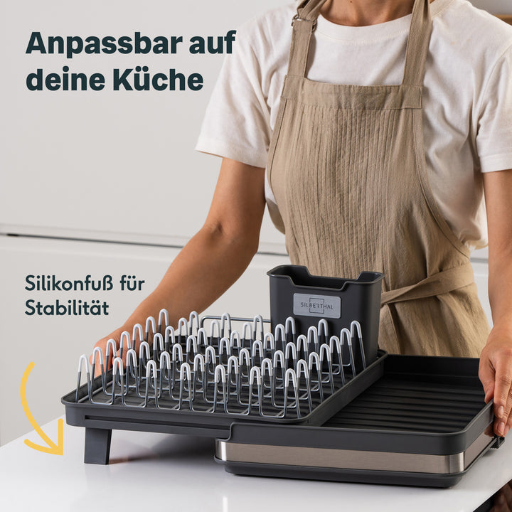 Abtropfgestell mit Gläserhalter
