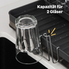 Abtropfgestell mit Gläserhalter
