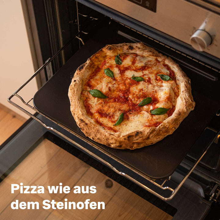 Pizzastein glasiert