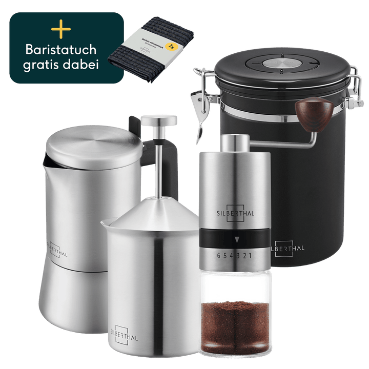 Espressokocher Komplettset