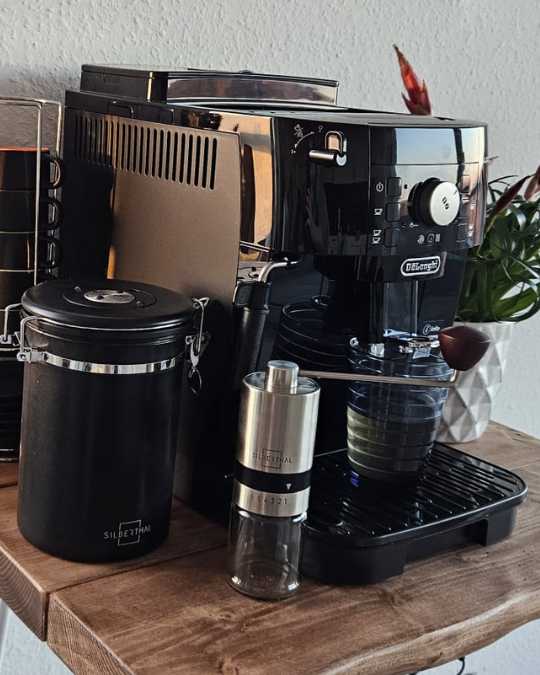 Kundenfoto: French Press mit Kaffeemühle