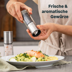 Gewürzmühle + Muskatmühle Set