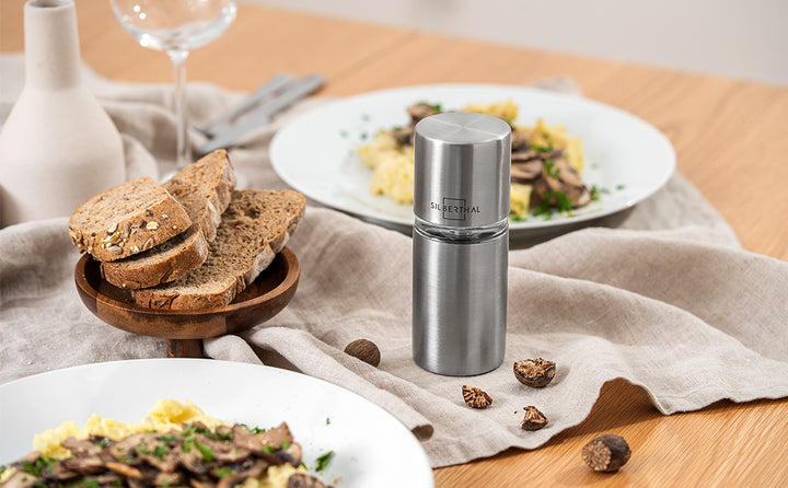 Eine Drehung – volles, frisch gemahlenes Aroma