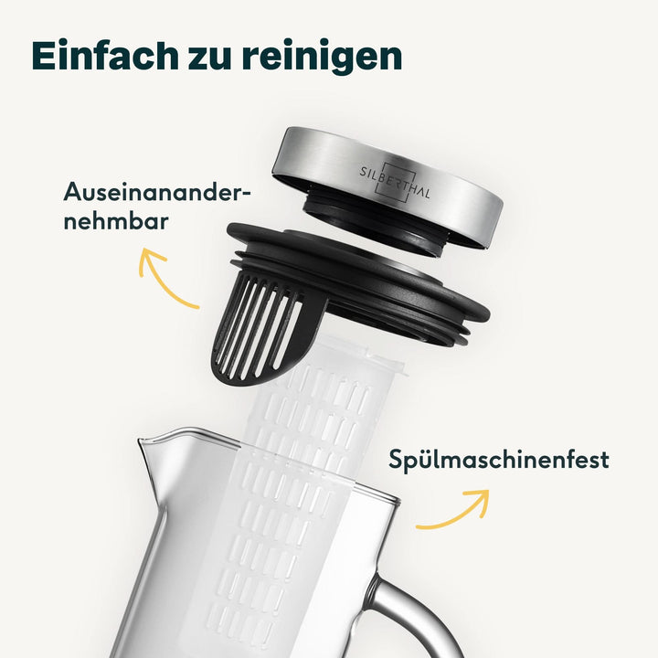 Glaskaraffe 1 Liter