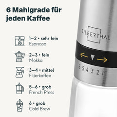 Espressokocher 6 Tassen Set 4-teilig