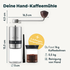 Espressokocher 6 Tassen Set 4-teilig