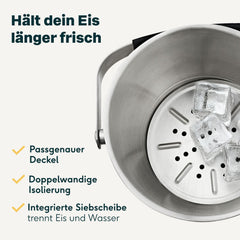 Eiswürfelbehälter mit Deckel