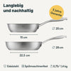 Pfannen 2er- Set - 20 + 28 cm - Beschichtet