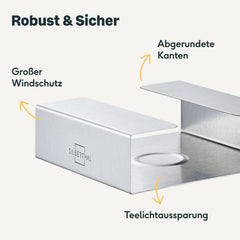 Stövchen aus Edelstahl