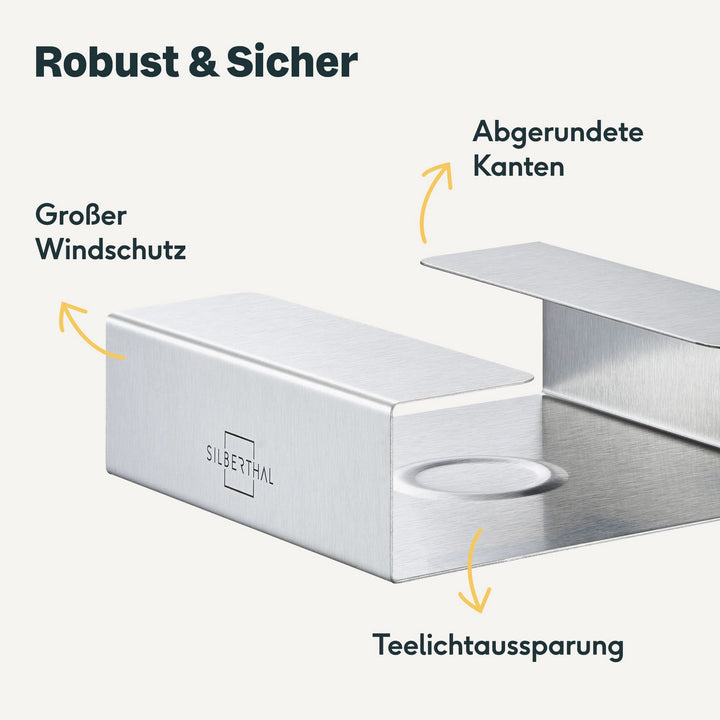 Stövchen aus Edelstahl