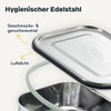 Edelstahl Brotdosen Set