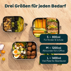 Brotdose Edelstahl 1200ml