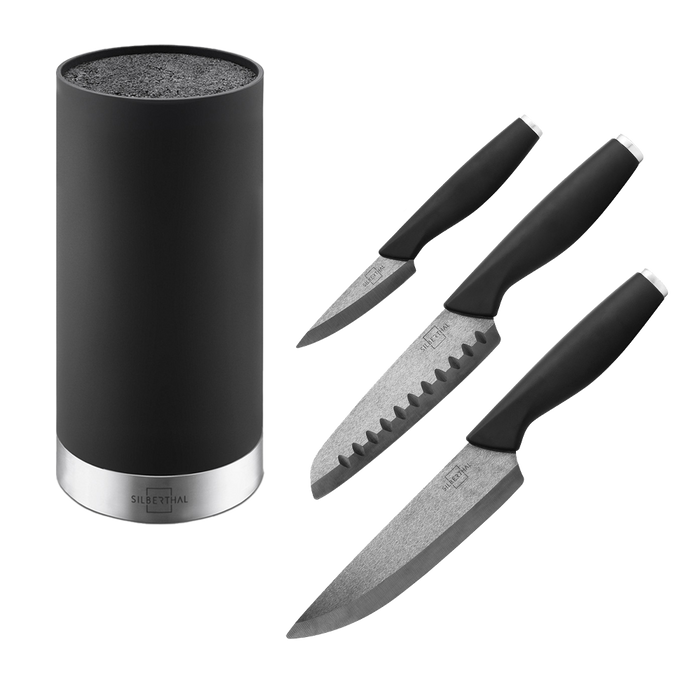Messerblock mit Keramikmesser Set