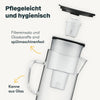 Wasserfilterkanne mit 3 Kartuschen