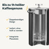 French Press mit Kaffeemühle