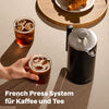 French Press mit Kaffeemühle