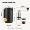 French Press mit Kaffeemühle