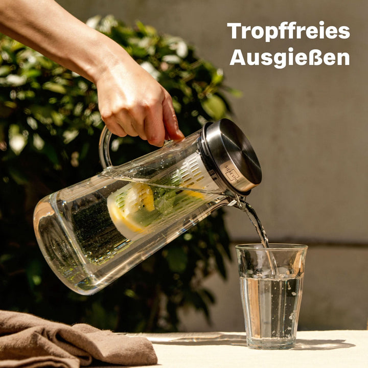 Glaskaraffen Set 1 & 2 Liter
