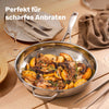 Edelstahlpfanne 32 cm Unbeschichtet