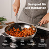 Edelstahlpfanne 32 cm Unbeschichtet