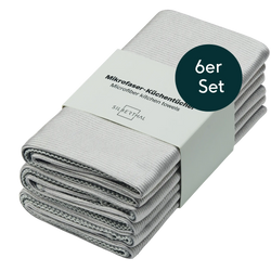 Mikrofaser Geschirrtuch 6er Set