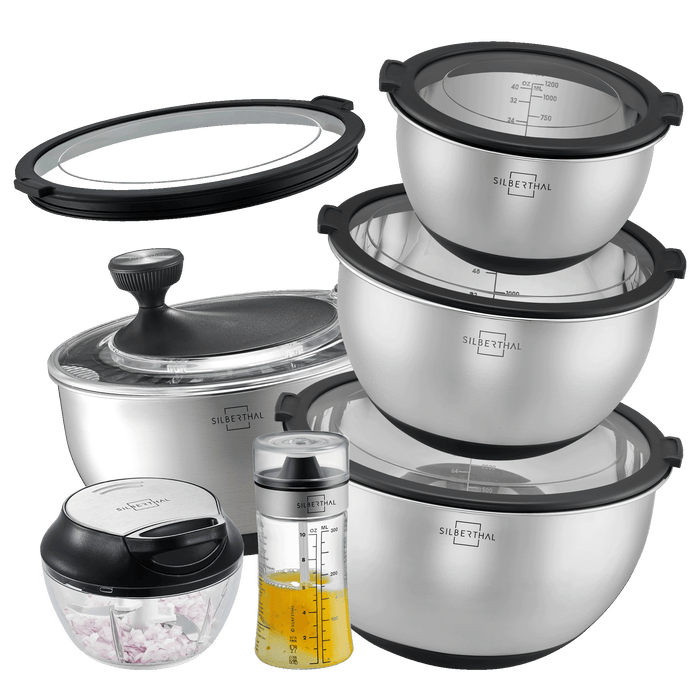 Salatschleuder Set 7-teilig