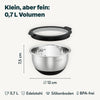 Edelstahlschüssel 0,7 Liter