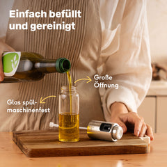 Ölsprüher aus Glas & Edelstahl