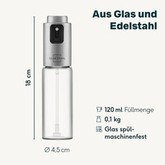 Ölsprüher aus Glas & Edelstahl