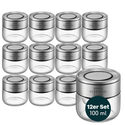 Gewürzgläser 100ml 12er Set