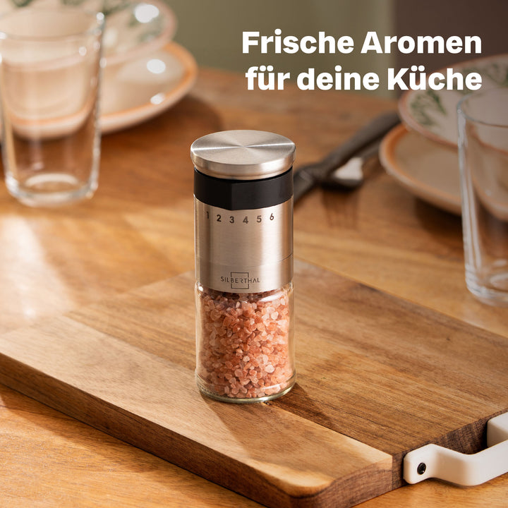 Salz und Pfeffermühle mit Einstellring