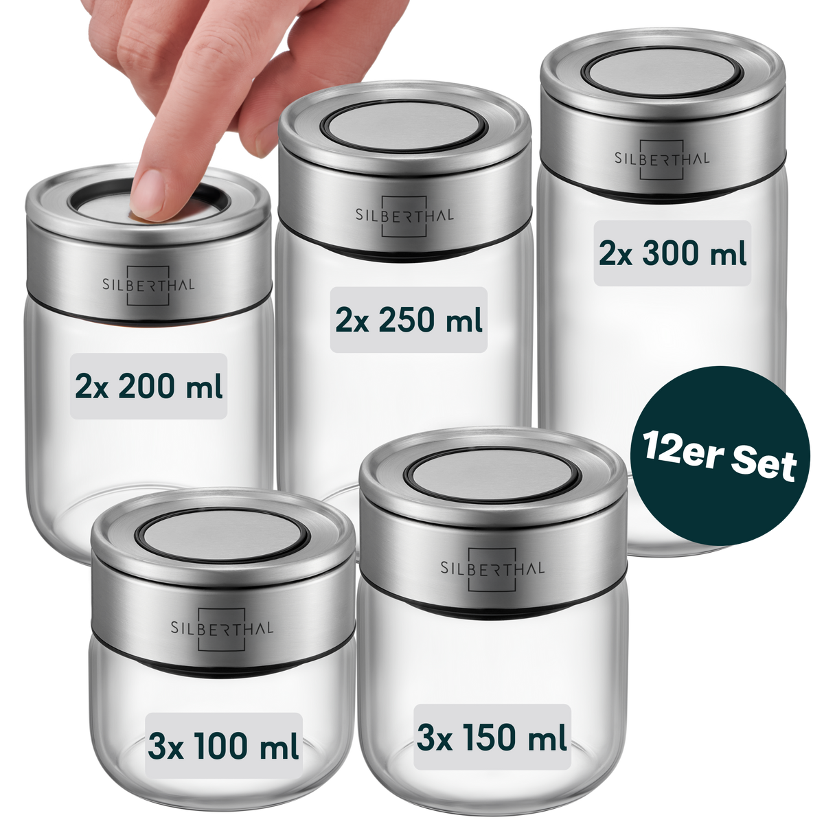 Gewürzgläser 12er Set