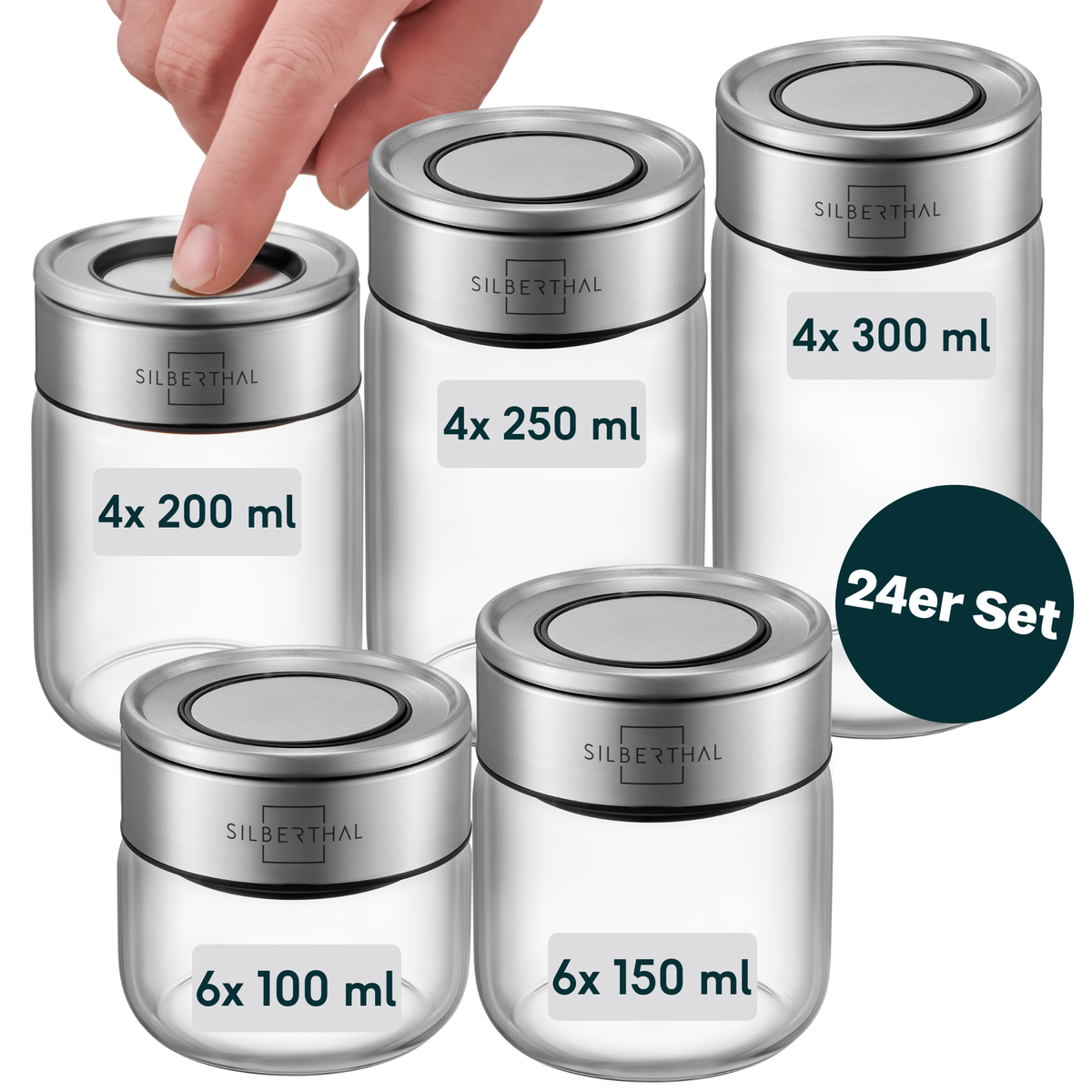 Gewürzgläser 24er Set