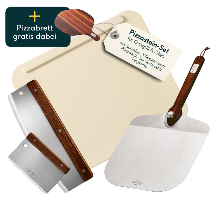 Pizzastein Set 5-teilig
