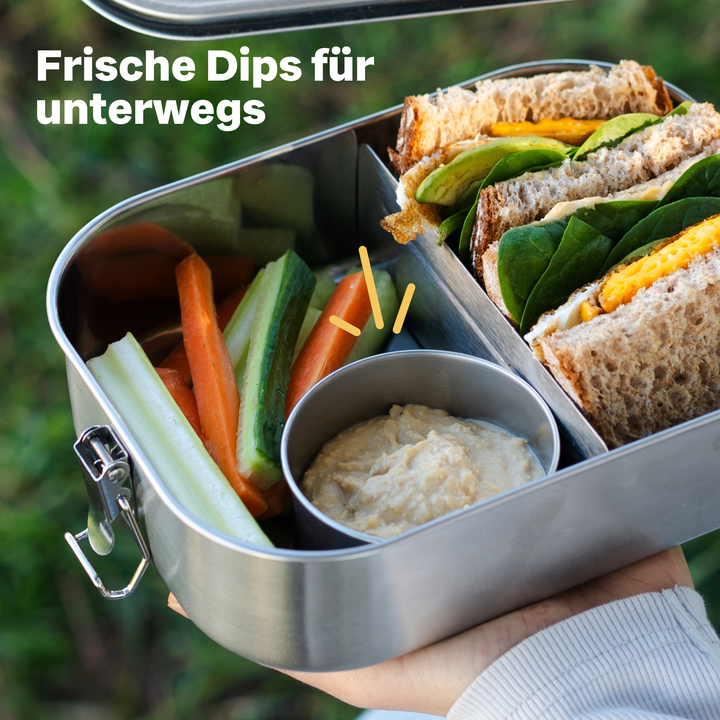 Mini-Dose aus Edelstahl