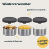 Mini-Dose aus Edelstahl